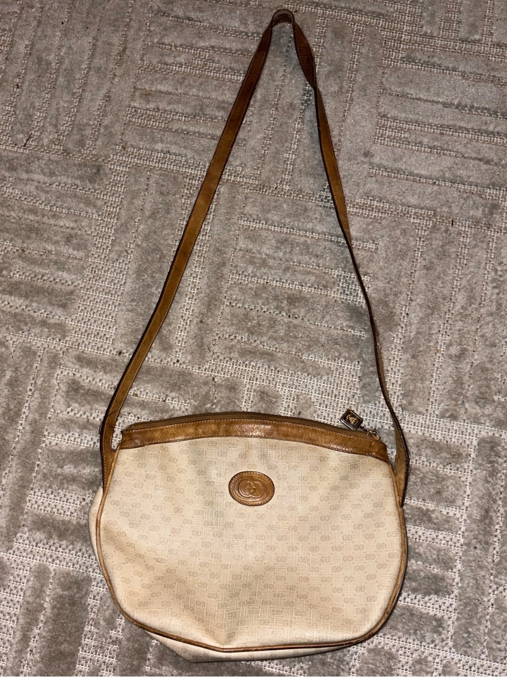 REHAB Vintage Gucci Micro GG Supreme Crossbody